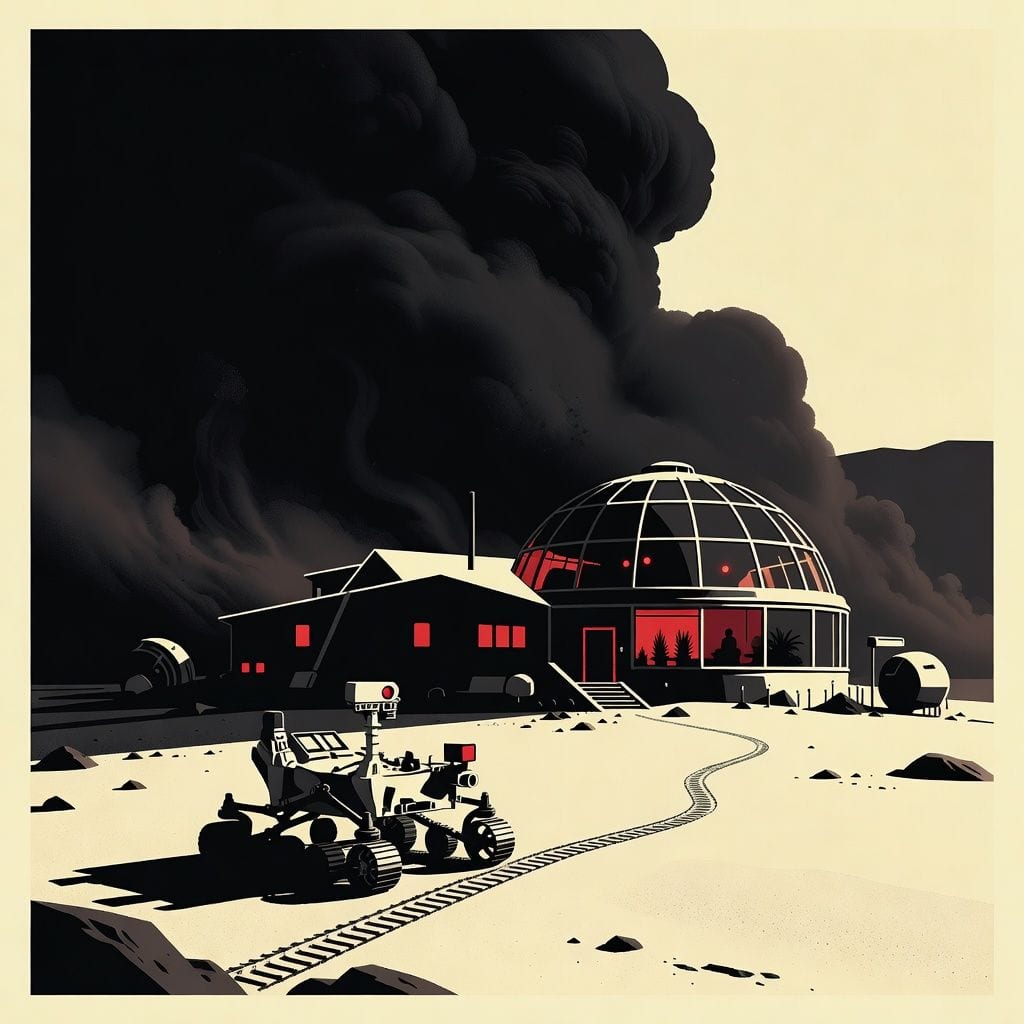 Mars colony